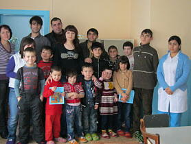 Рождественская встреча в детской туббольнице г. Черкесска